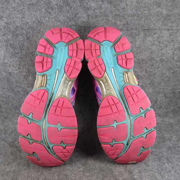 Asics Shoes Womens 11 Athletic Trainers Gel Nimbus 15 Running Sneakers Pink - Picture 14 of 16